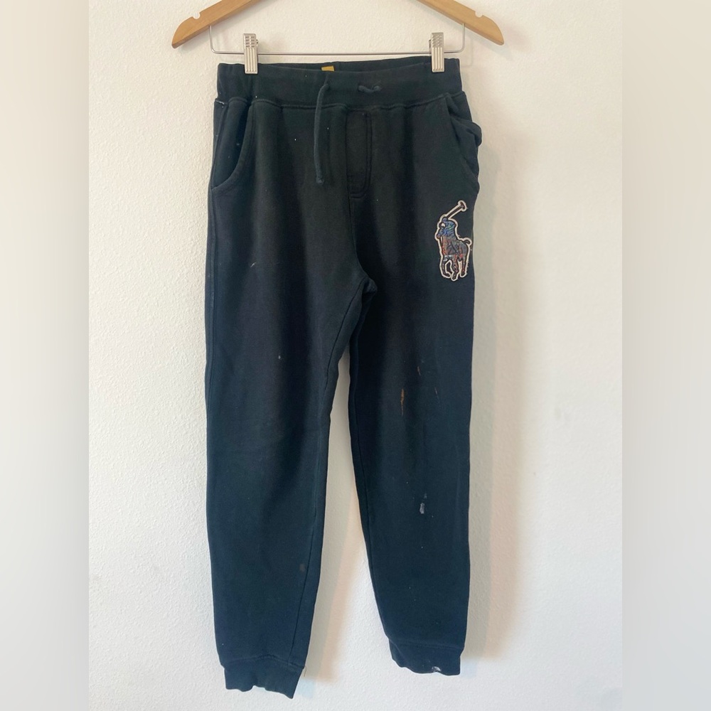 Black Polo Jogger Pants